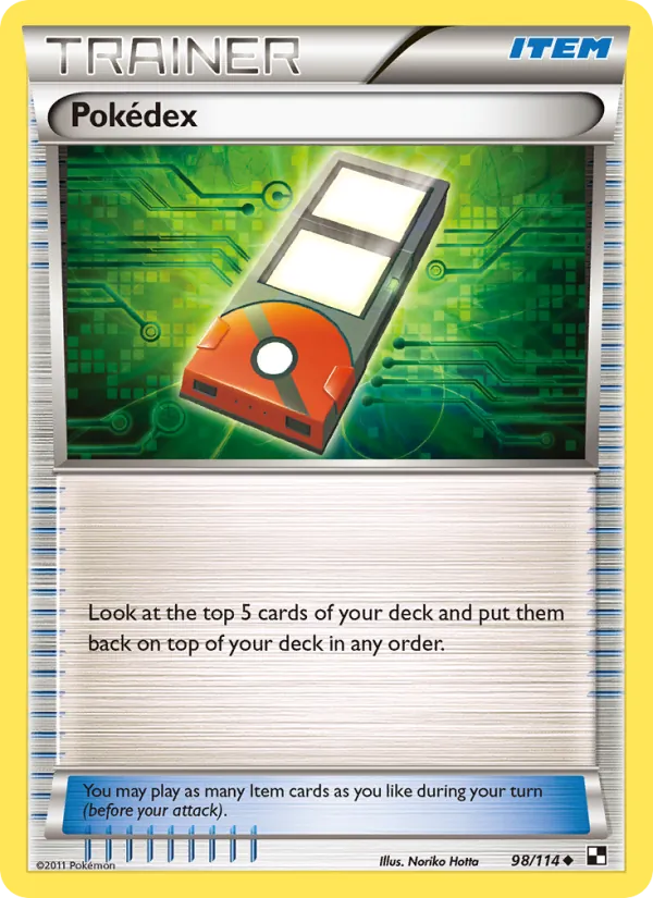 Pokédex Black & White 98/114