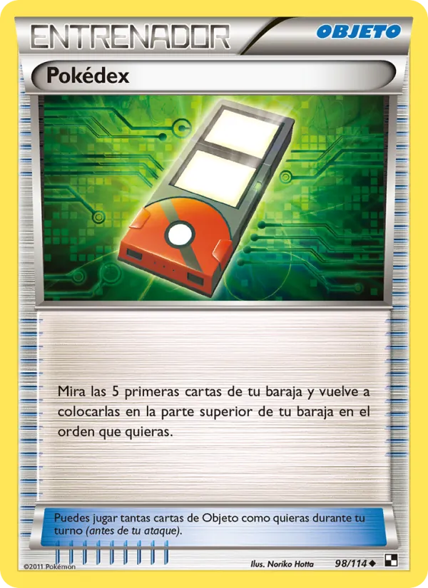 Pokédex Negro y Blanco 98/114