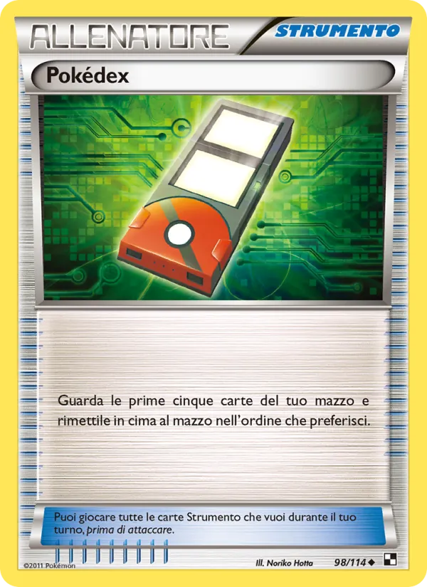 Pokédex Nero e Bianco 98/114
