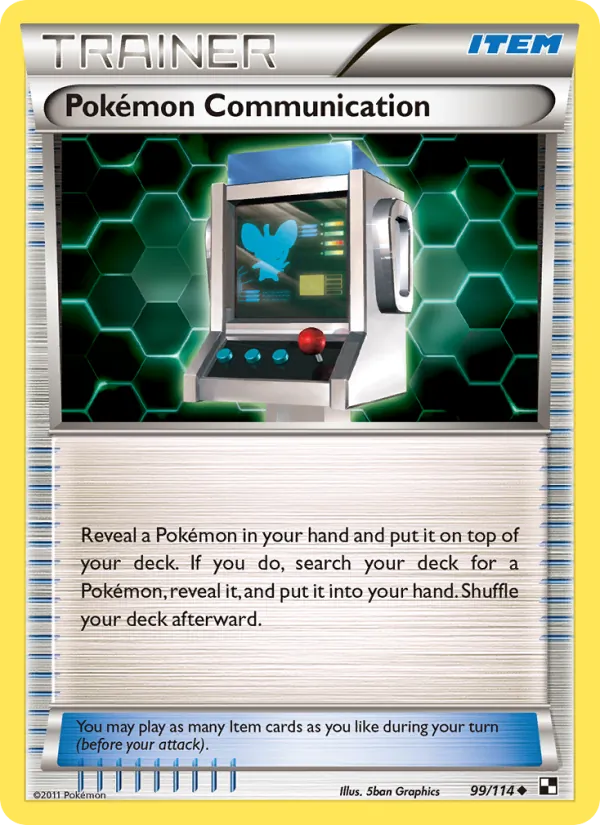 Pokémon Communication Black & White 99/114