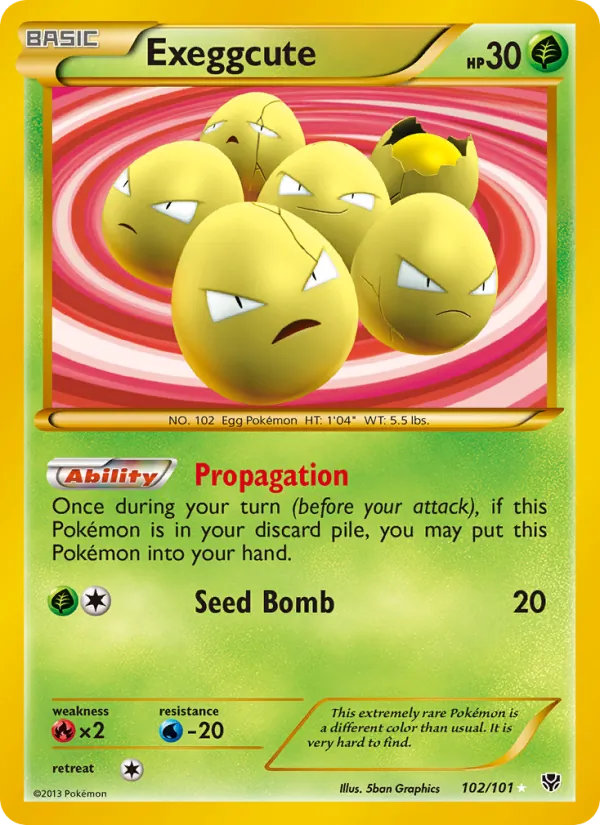 Exeggcute Plasma Blast 102/101