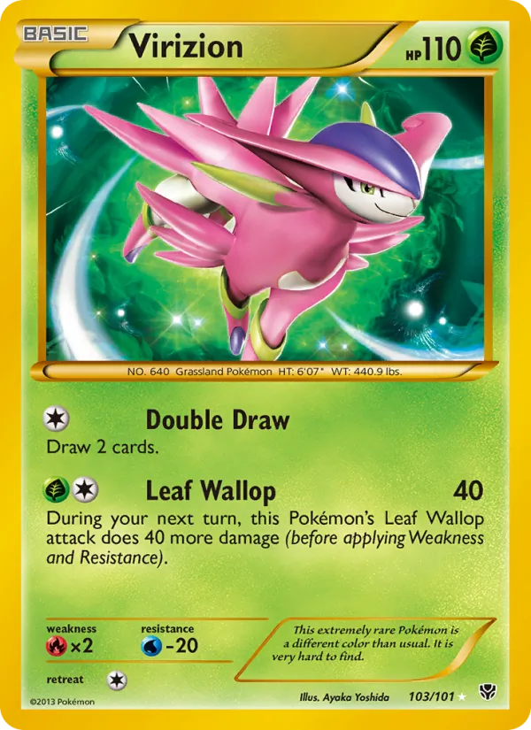 Virizion Plasma Blast 103/101