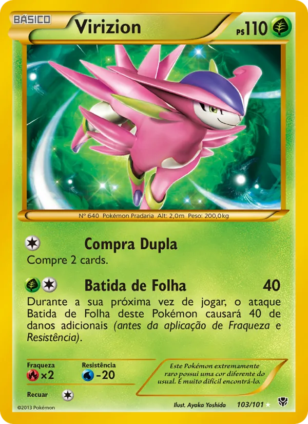 Virizion Explosão de Plasma 103/101
