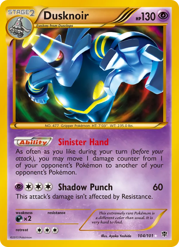 Dusknoir Plasma Blast 104/101