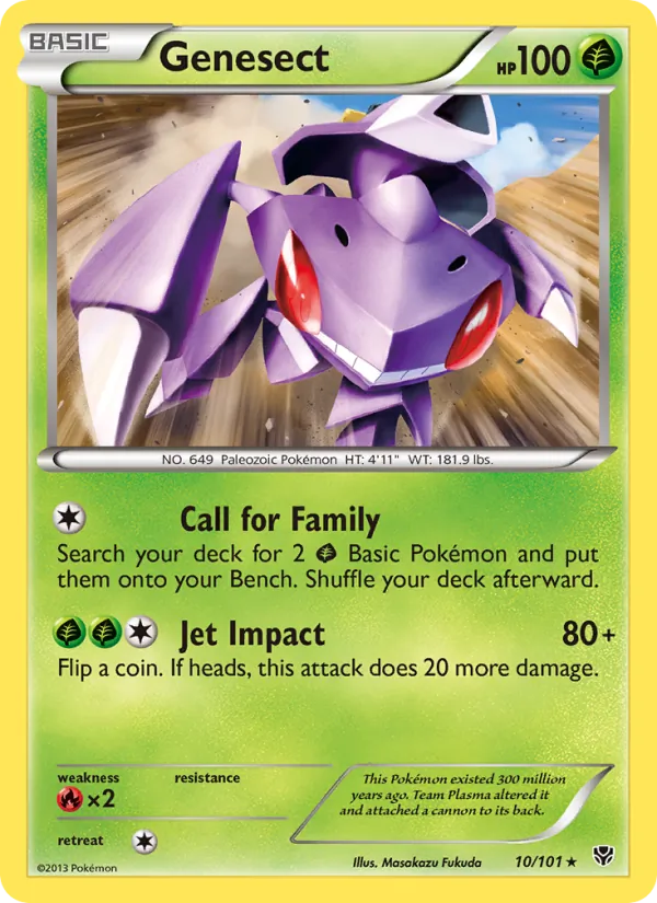 Genesect Plasma Blast 10/101