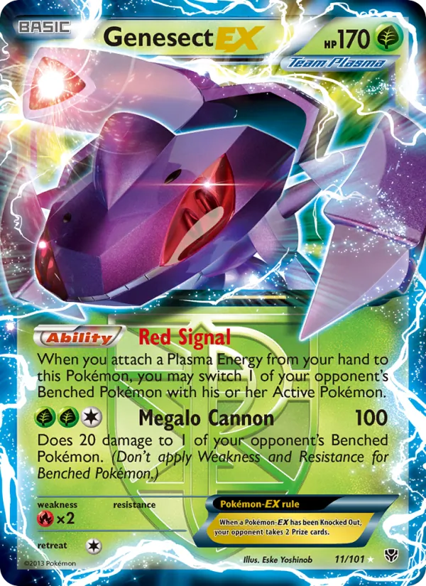 Genesect-EX Plasma Blast 11/101