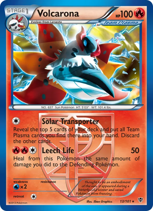 Volcarona Plasma Blast 13/101