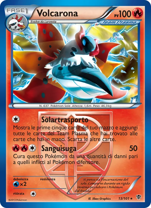 Volcarona Esplosione Plasma 13/101