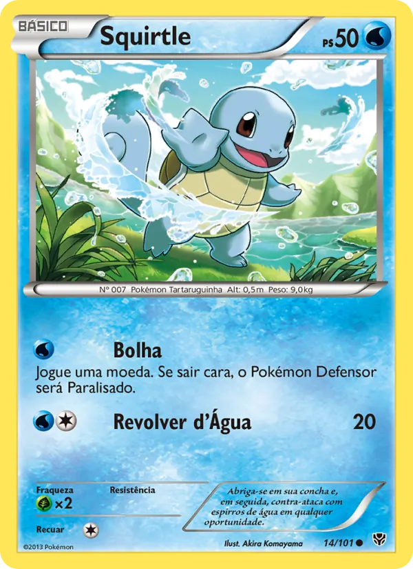Squirtle Explosão de Plasma 14/101