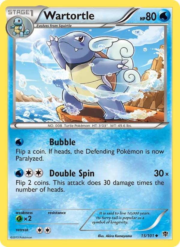 Wartortle Plasma Blast 15/101