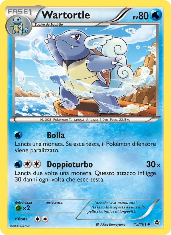 Wartortle Esplosione Plasma 15/101