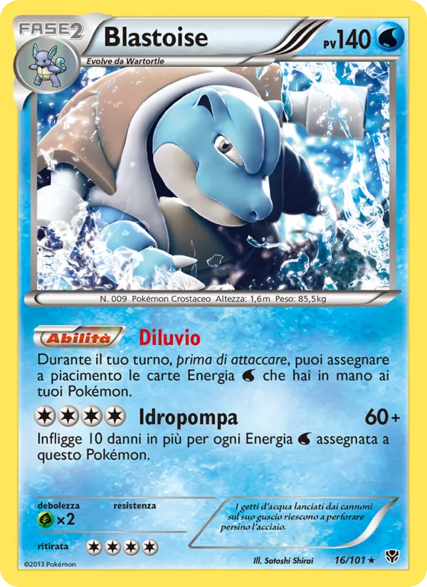 Blastoise Esplosione Plasma 16/101