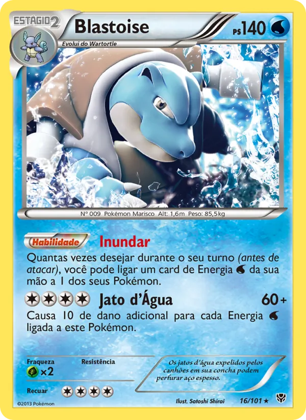 Blastoise Explosão de Plasma 16/101