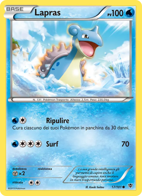 Lapras Esplosione Plasma 17/101