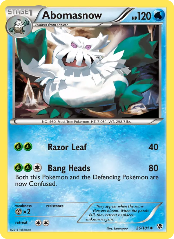 Abomasnow Plasma Blast 26/101
