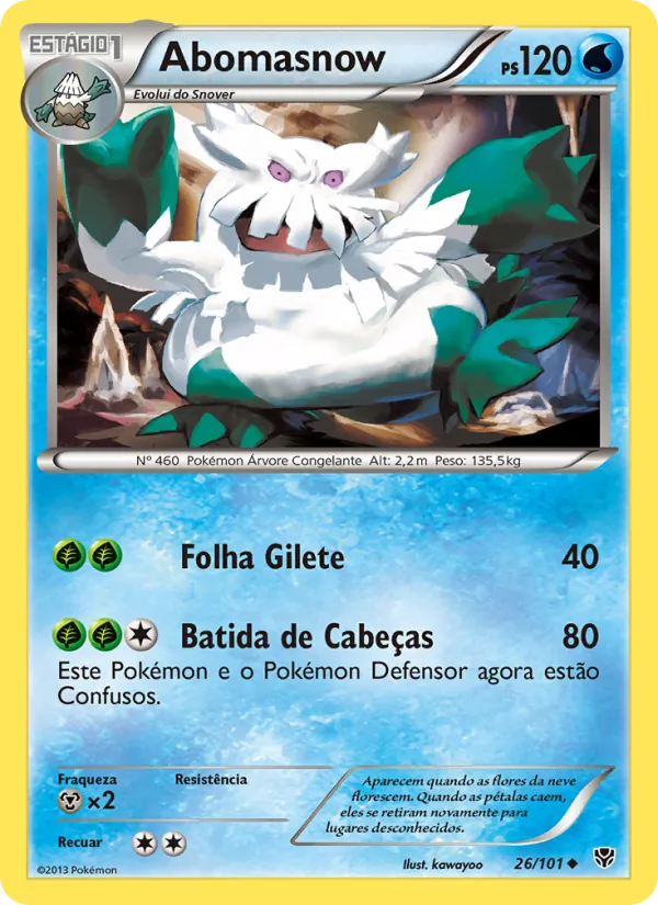 Abomasnow Explosão de Plasma 26/101