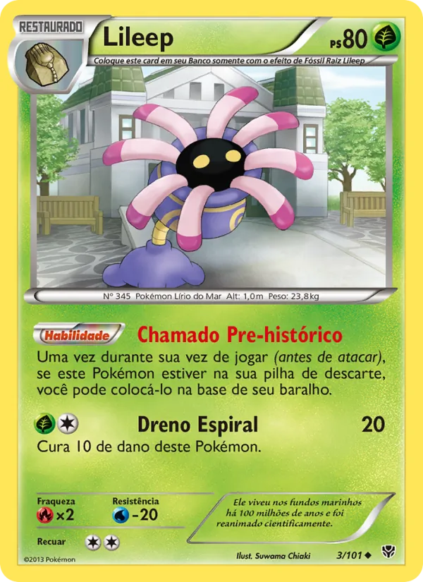 Lileep Explosão de Plasma 3/101