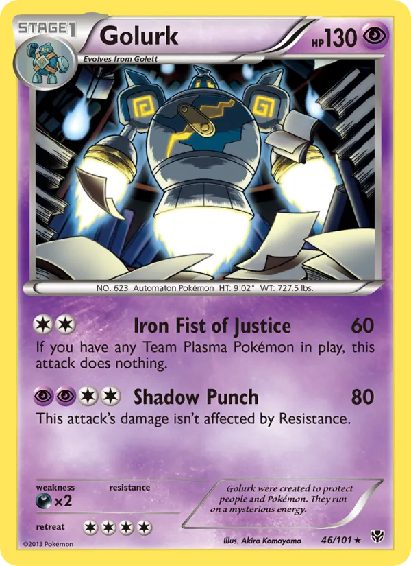 Golurk Plasma Blast 46/101