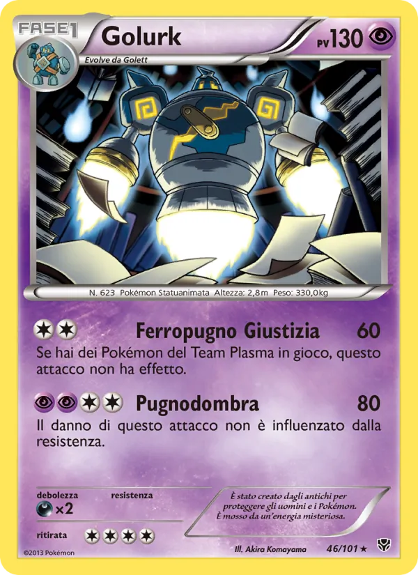 Golurk Esplosione Plasma 46/101