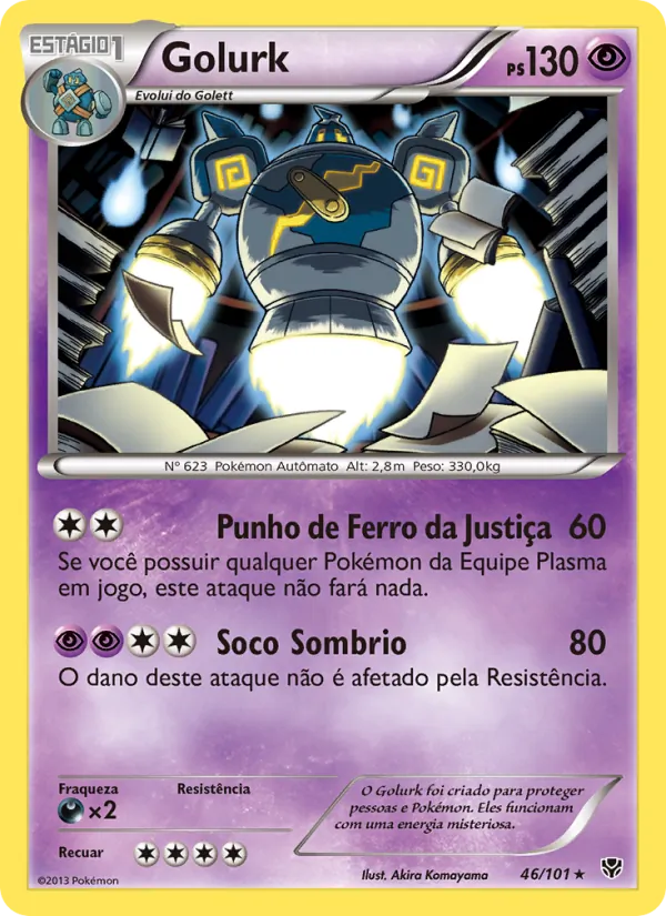 Golurk Explosão de Plasma 46/101