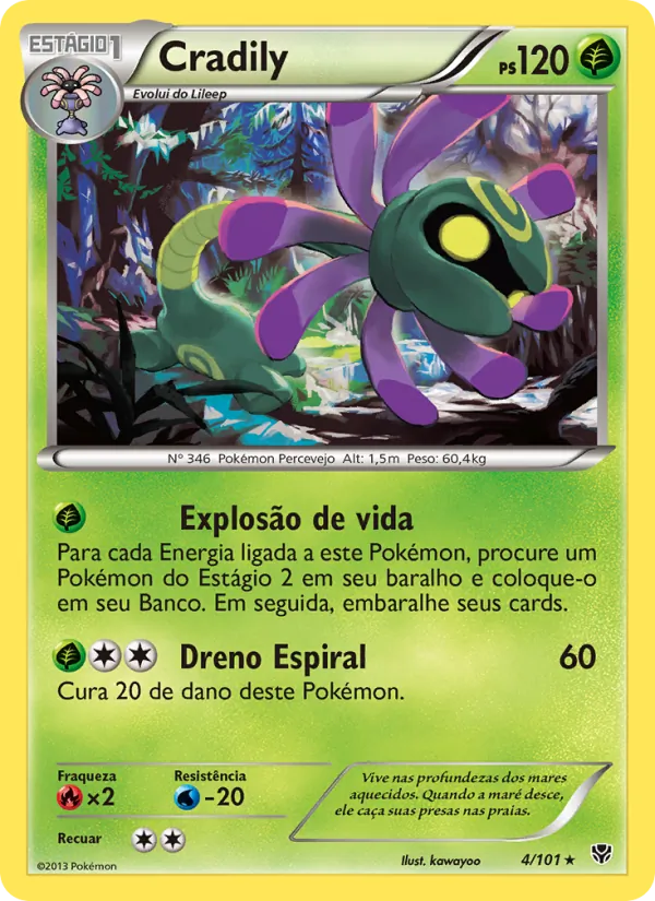 Cradily Explosão de Plasma 4/101