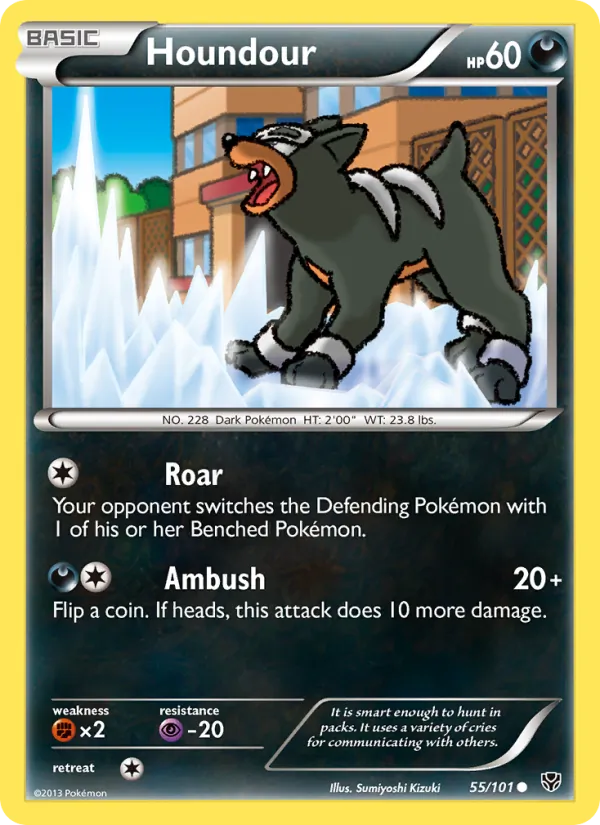 Houndour Plasma Blast 55/101