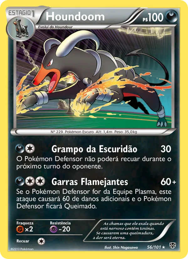 Houndoom Explosão de Plasma 56/101