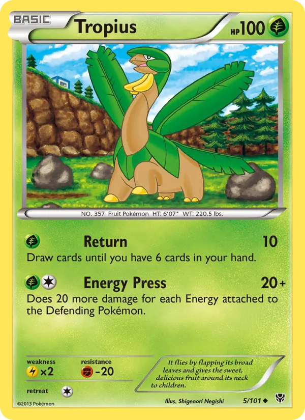 Tropius Plasma Blast 5/101