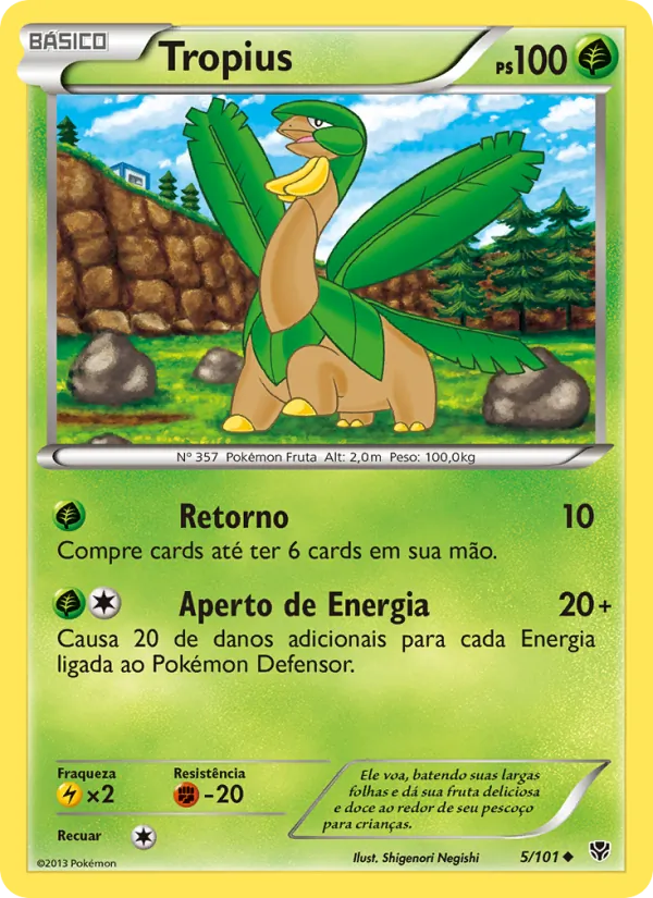 Tropius Explosão de Plasma 5/101