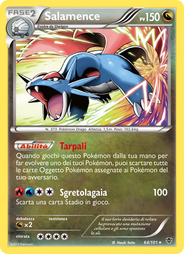 Salamence Esplosione Plasma 64/101
