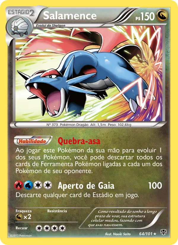 Salamence Explosão de Plasma 64/101