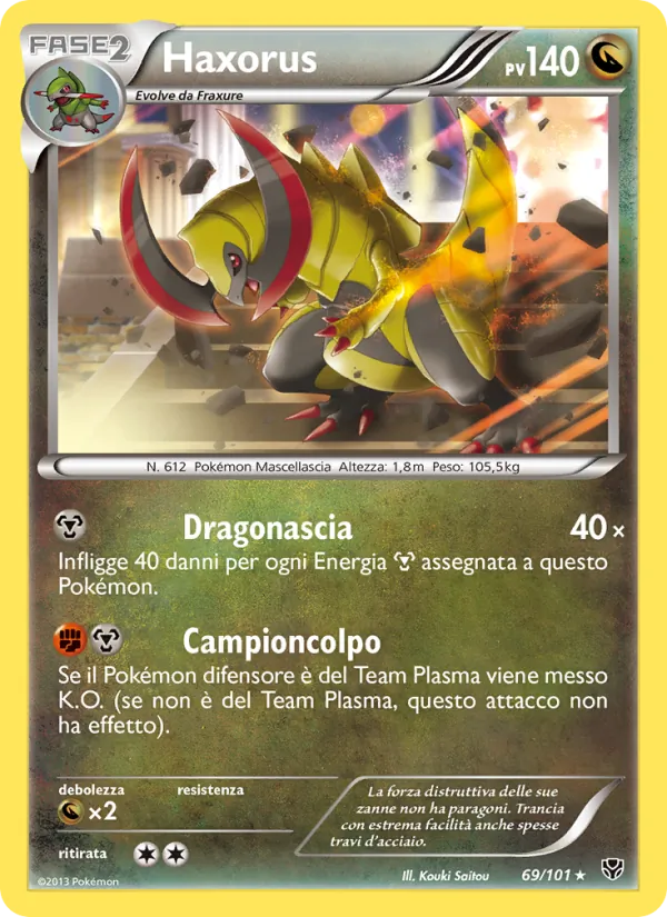 Haxorus Esplosione Plasma 69/101