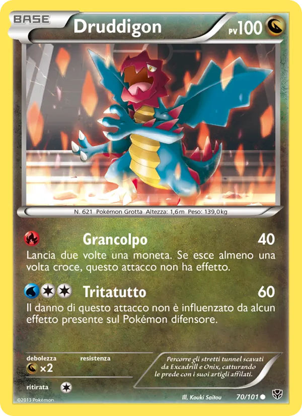 Druddigon Esplosione Plasma 70/101