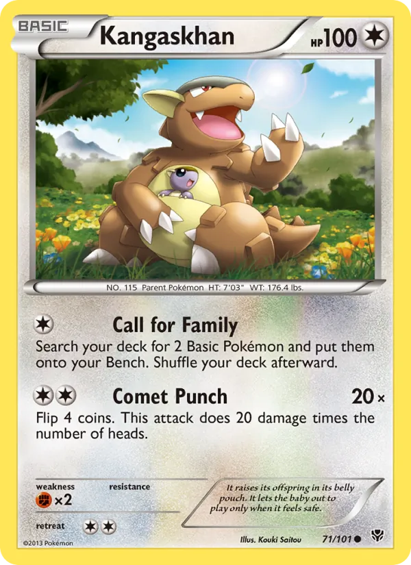 Kangaskhan Plasma Blast 71/101