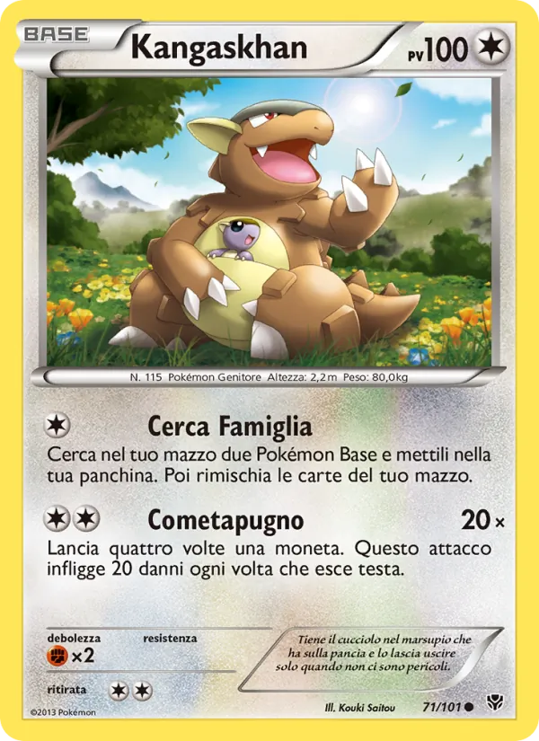 Kangaskhan Esplosione Plasma 71/101