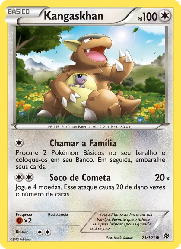 Kangaskhan Explosão de Plasma 71/101