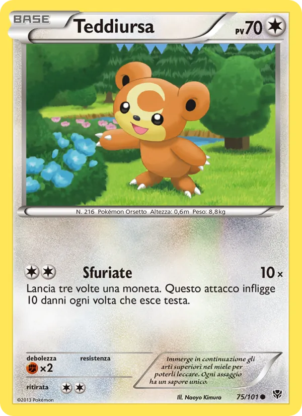 Teddiursa Esplosione Plasma 75/101