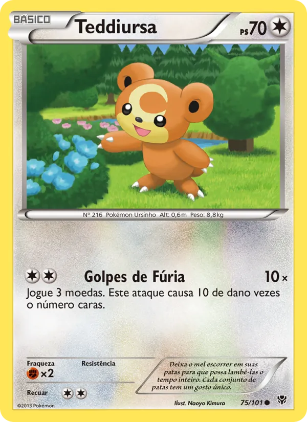 Teddiursa Explosão de Plasma 75/101