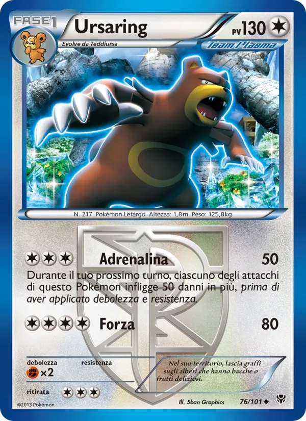 Ursaring Esplosione Plasma 76/101