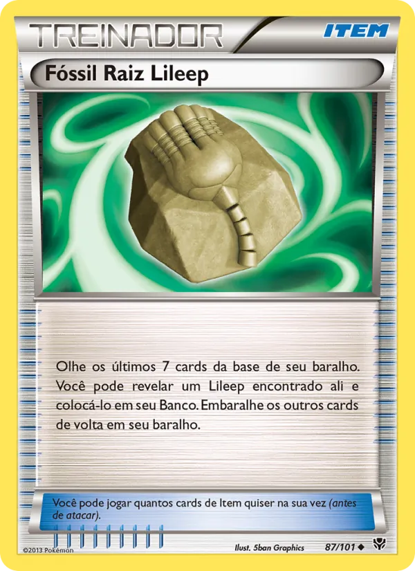Fóssil Raiz Lileep Explosão de Plasma 87/101