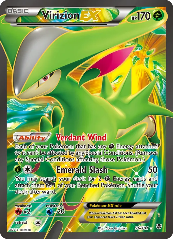 Virizion-EX Plasma Blast 96/101