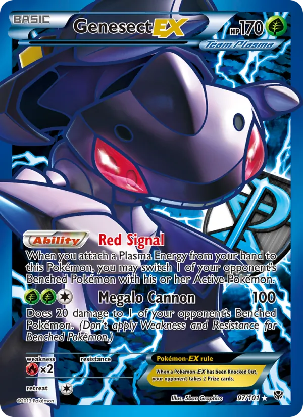 Genesect-EX Plasma Blast 97/101