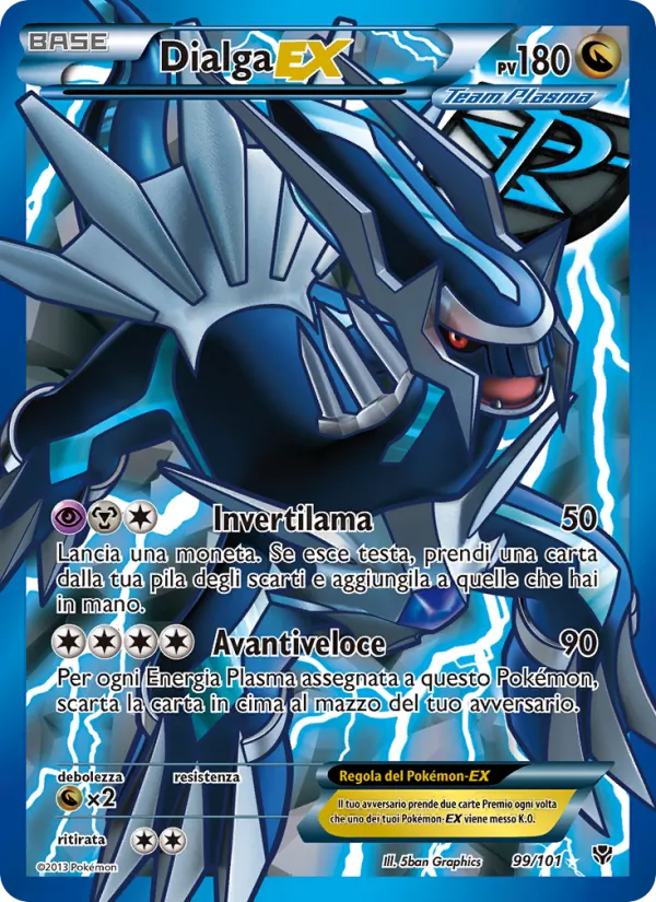 Dialga-EX Esplosione Plasma 99/101