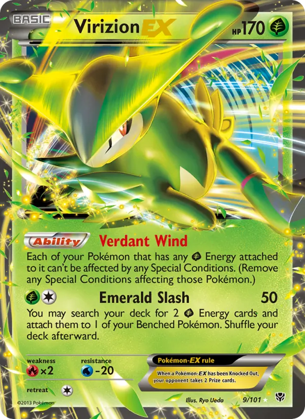 Virizion-EX Plasma Blast 9/101