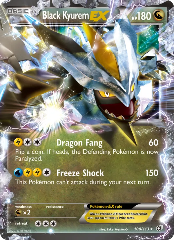 Black Kyurem-EX Legendary Treasures 100/113