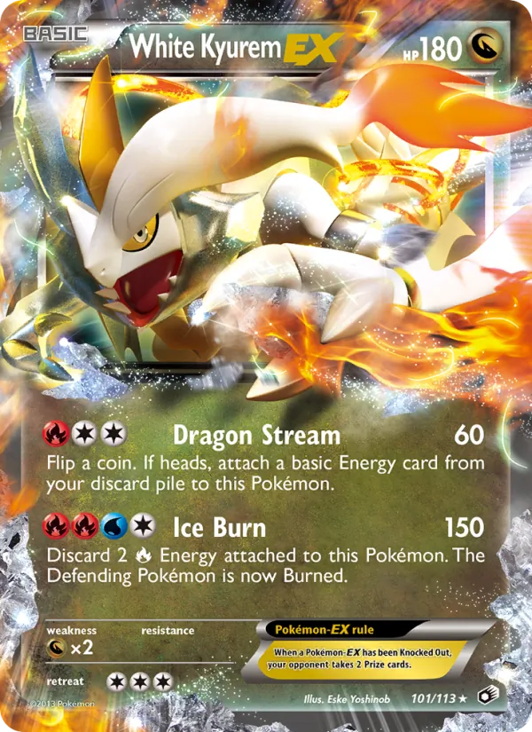 White Kyurem-EX Legendary Treasures 101/113