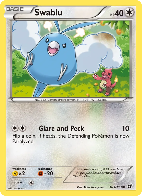 Swablu Legendary Treasures 103/113