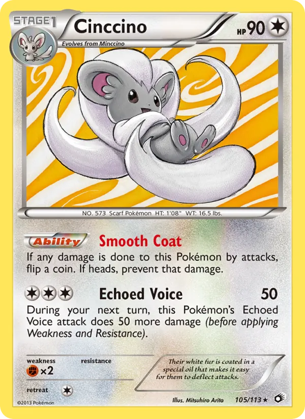 Cinccino Legendary Treasures 105/113