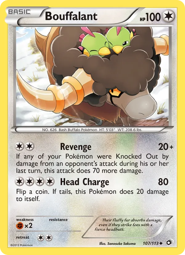 Bouffalant Legendary Treasures 107/113