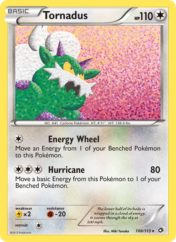 Tornadus Tesouros Lendários 108/113